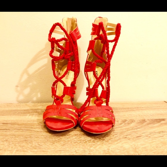 Red Statement Heels! - Picture 5 of 6